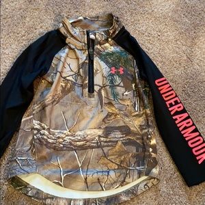 Under Armour Camo Half Zip Pullover